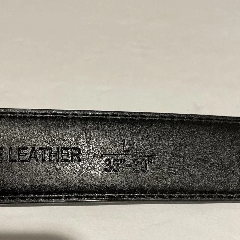 Genuine Leather Mens Ratchet Belt Belts Mens Adjustable Automatic Buckle Large
